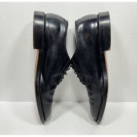 Vintage Cole Haan Imperial Grade Shell Cordovan Black Dress Derby Oxford Mens 13 - Picture 5 of 9